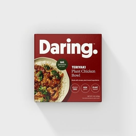 Daring Foods Plant Based Teriyaki Chicken Bowl, 9 Ounce -- 6 per case