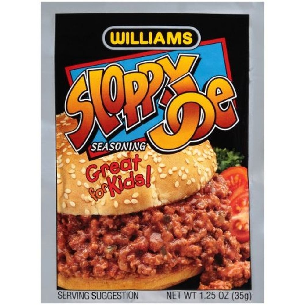 Williams Sloppy Joe Seasoning, 1.25 Ounce -- 24 per case