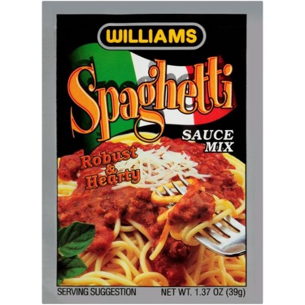 Williams Spaghetti Sauce Mix, 1.37 Ounce -- 24 per case
