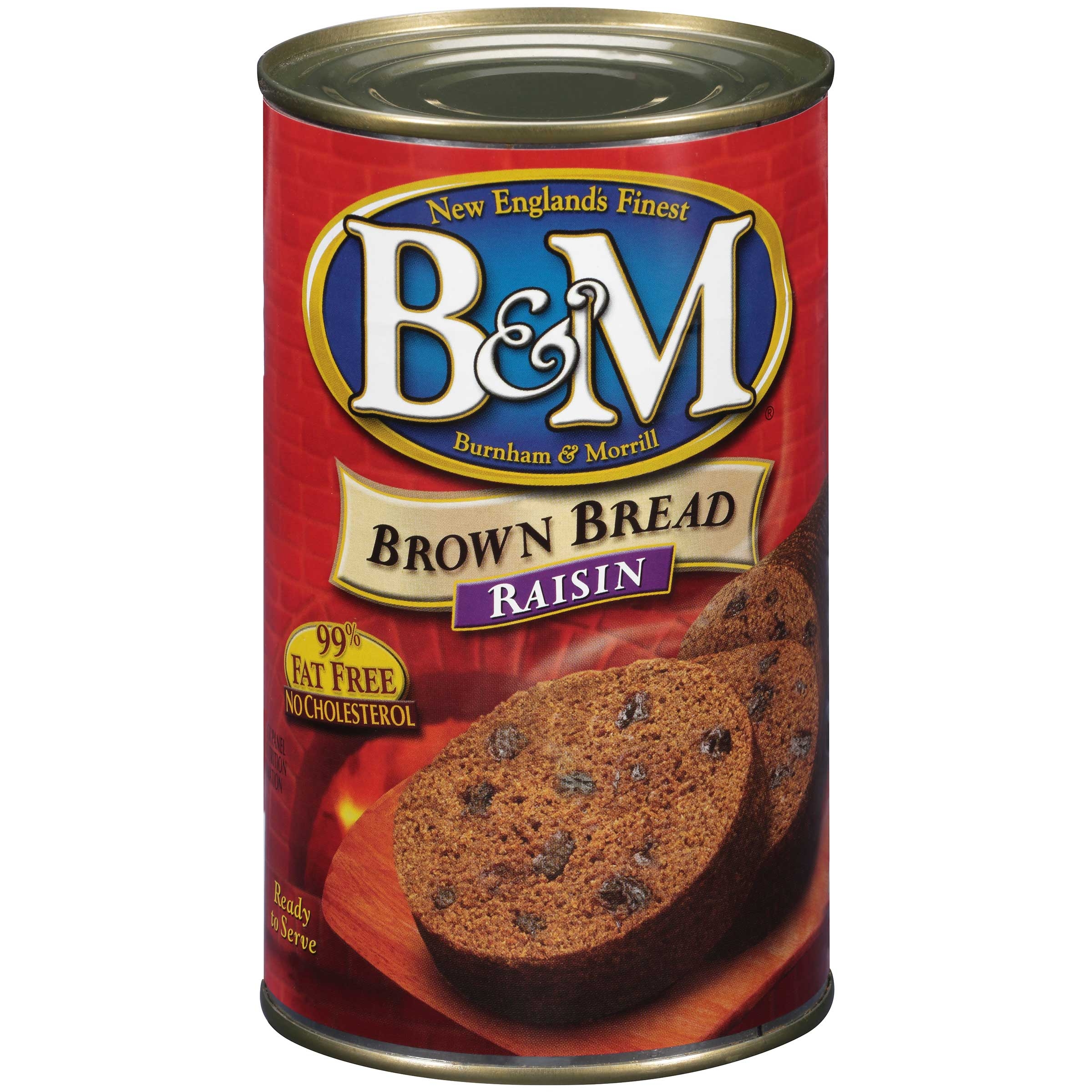B&M Brown Bread Raisins Bread , 16 Ounce -- 12 Case