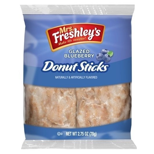 Mrs. Freshleys Blueberry Donut Sticks, 2.75 Ounce -- 72 per case