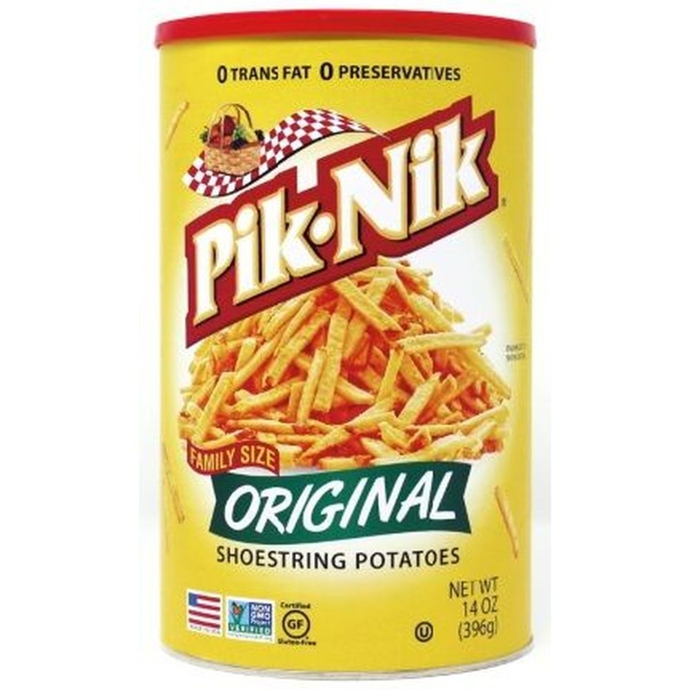 Pik Nik Original Shoestring Potatoes, 14 Ounce -- 6 per case