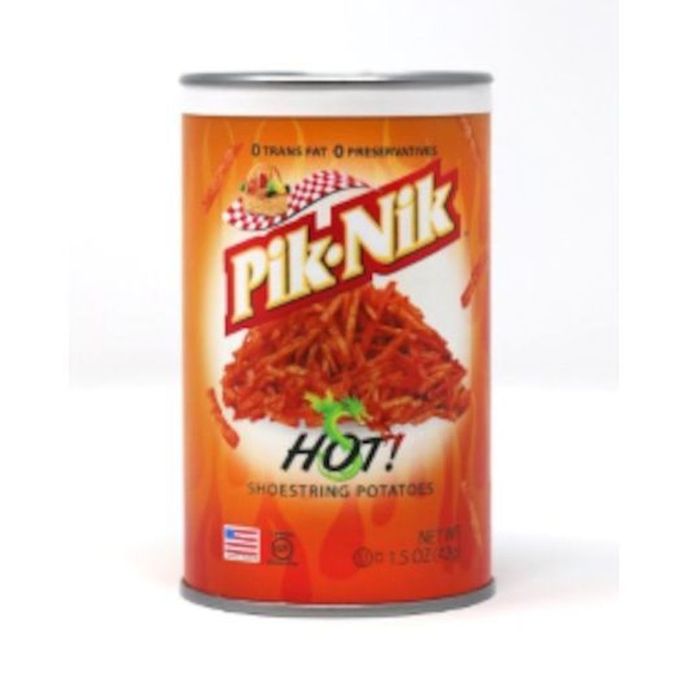 Pik Nik Hot Shoestring Potatoes, 1.5 Ounce -- 48 per case