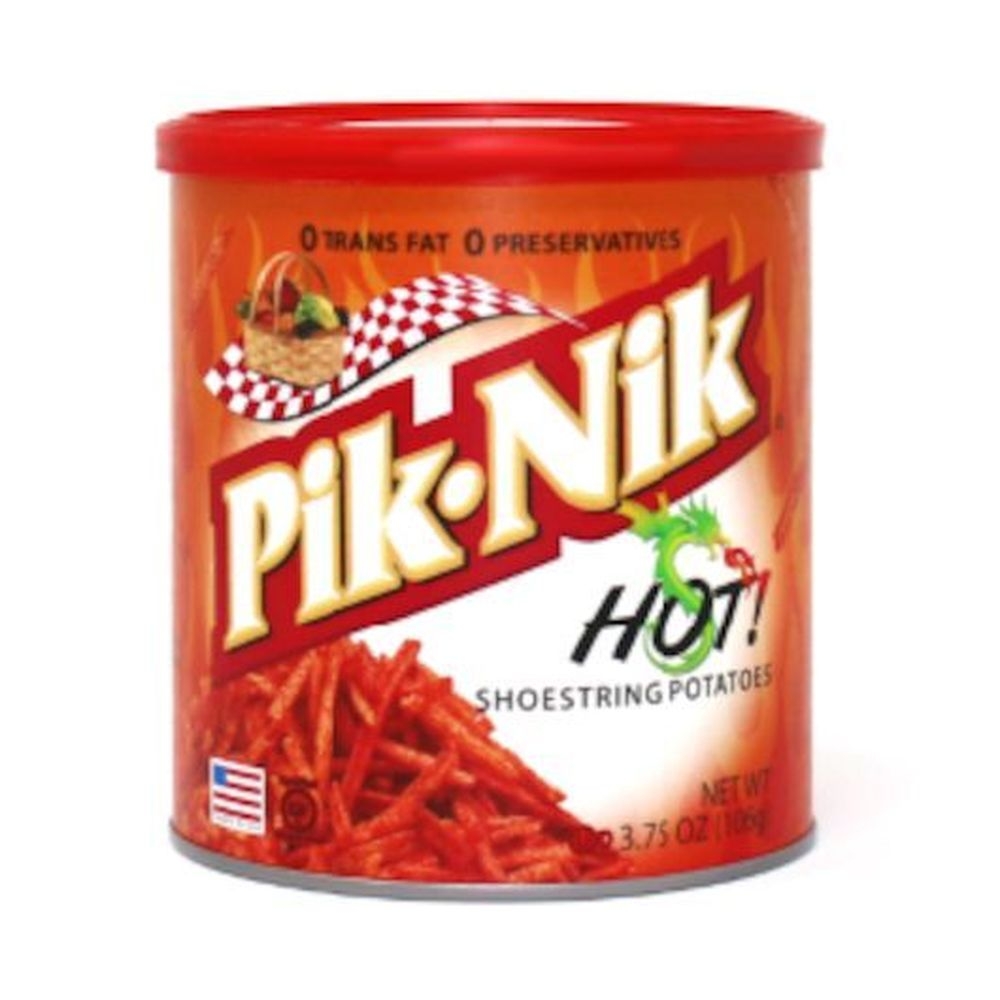 Pik Nik Hot Shoestring Potatoes, 3.75 Ounce -- 24 per case
