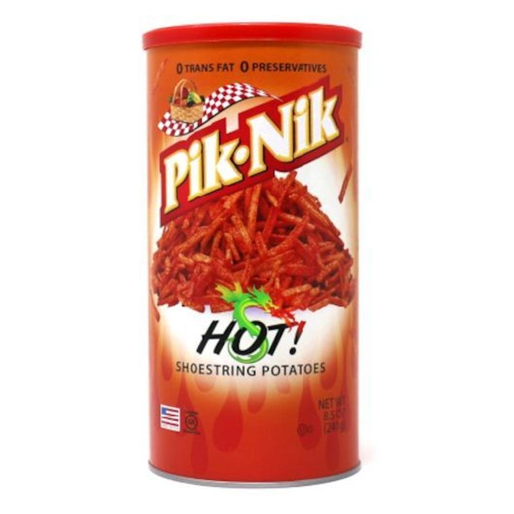 Pik Nik Hot Shoestring Potatoes, 8.5 Ounce -- 12 per case