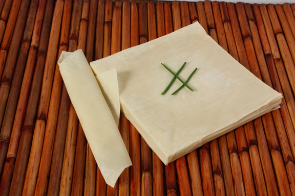 Windsor Golden Tiger Wrapper Egg Roll, 1 Pound -- 12 per case.