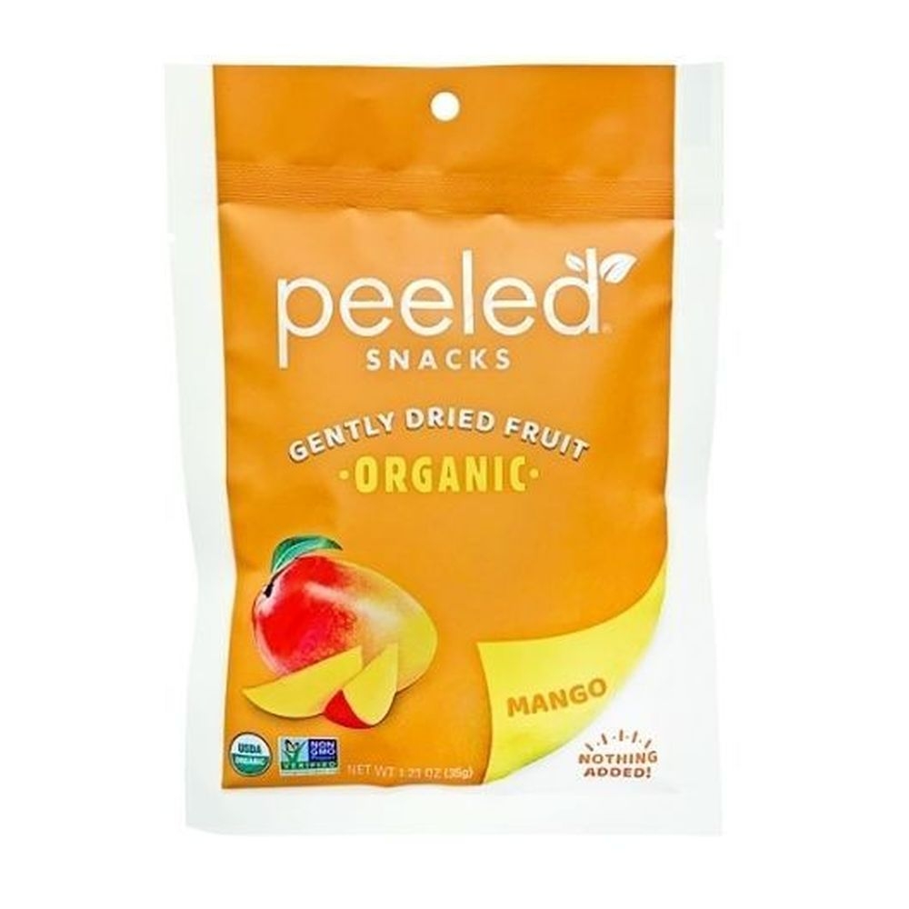 Peeled Snacks Organic Dried Mango Fruit -- 24 per case