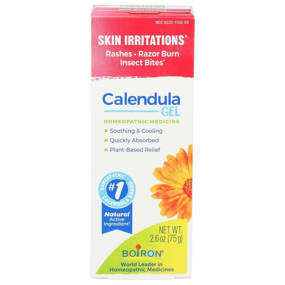 Boiron Calendula Gel for Skin Irritations, 2.5 Ounce