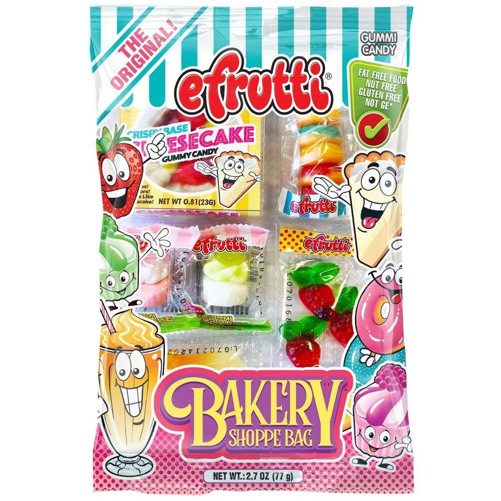 Efrutti Bakery Shoppe Bag Gummy Candy, 2.7 Ounce -- 12 per case