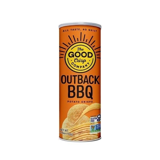The Good Crisp Company Outback Bbq Flavored Potato Crisps, 5.6 Ounce -- 8 per case
