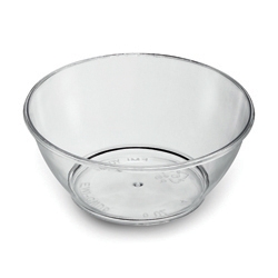 Yoshi Ware Emi Clear Ware Dessert Bowl, 6 Ounce - 20 per pack -- 50 packs per case.