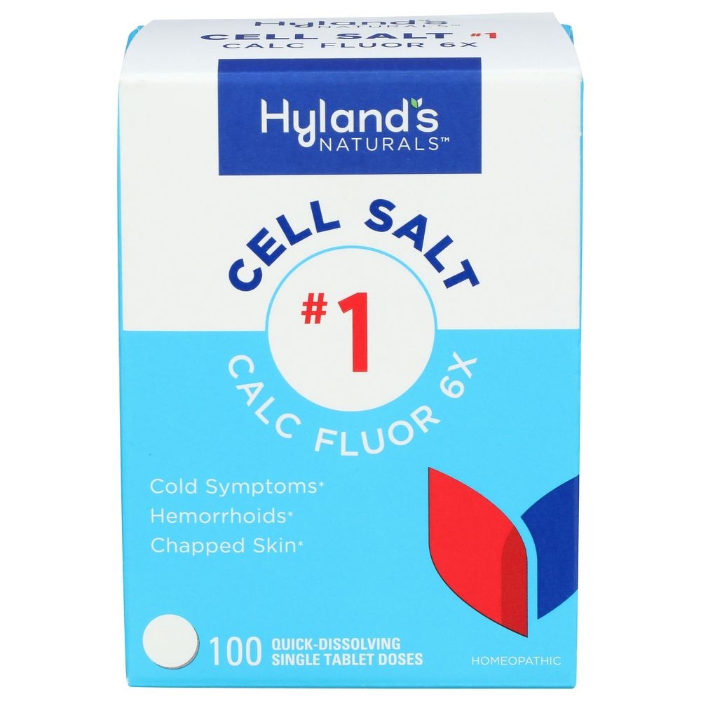 Hylands Naturals Calc Fluor 6X Cell Salt Tablets, 100 count
