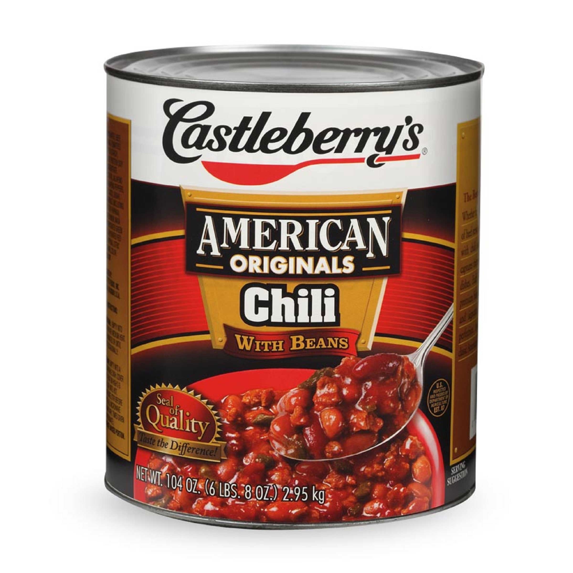 Aunt Kittys Chili with Beans - No. 10 can, 6 per case