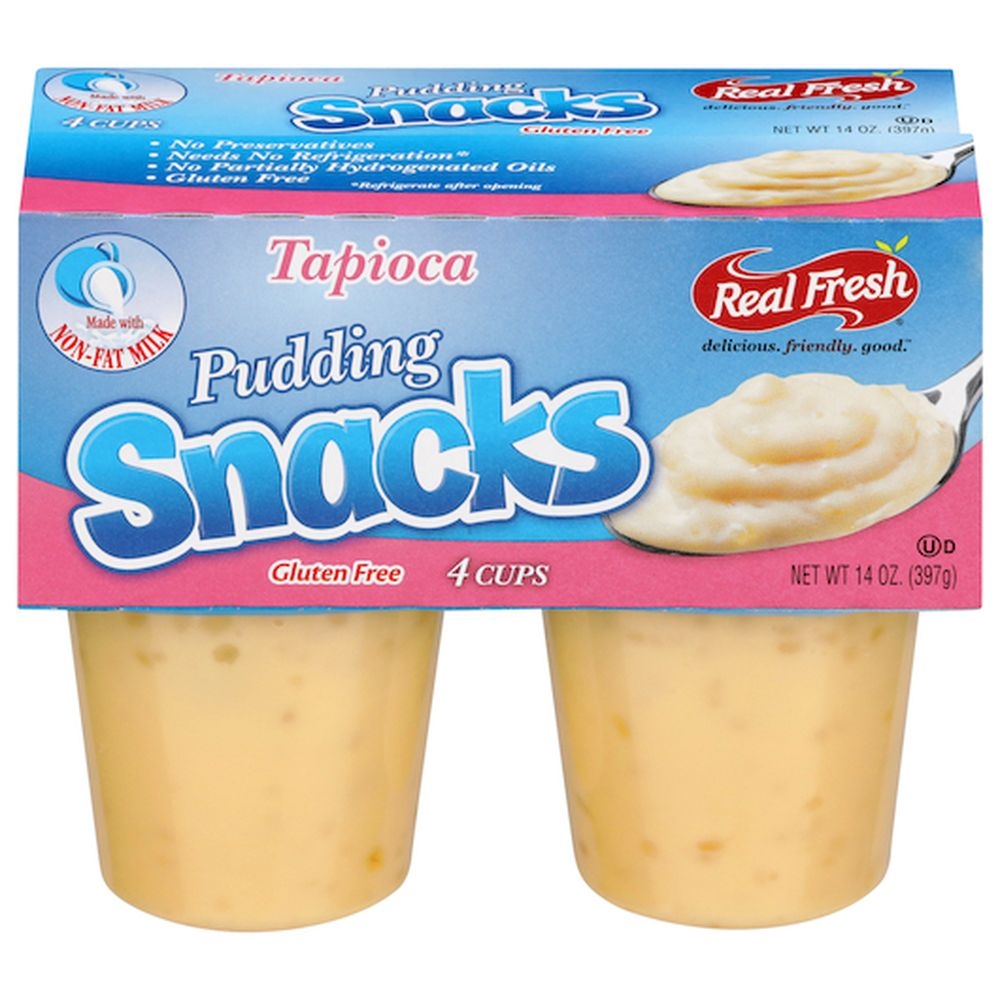 Real Fresh Tapioca Pudding, 14 Ounce -- 12 per case