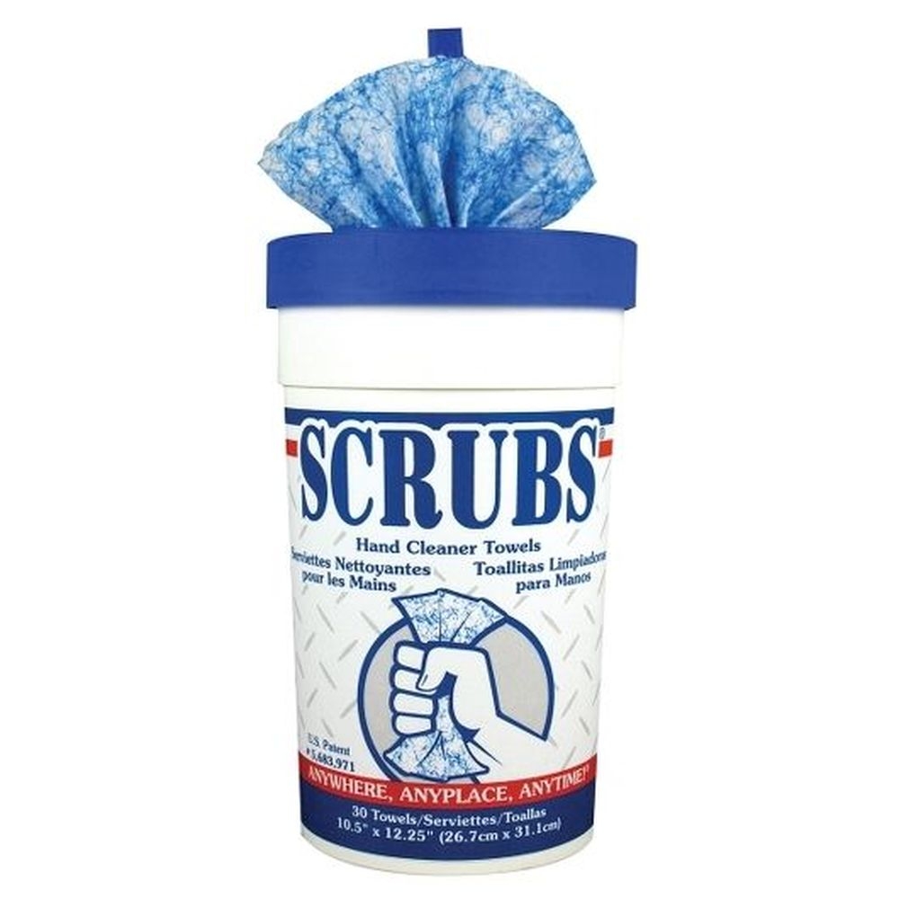 Scrubs Scrub Hand Cleaner Towel, 30 count - 6 per case