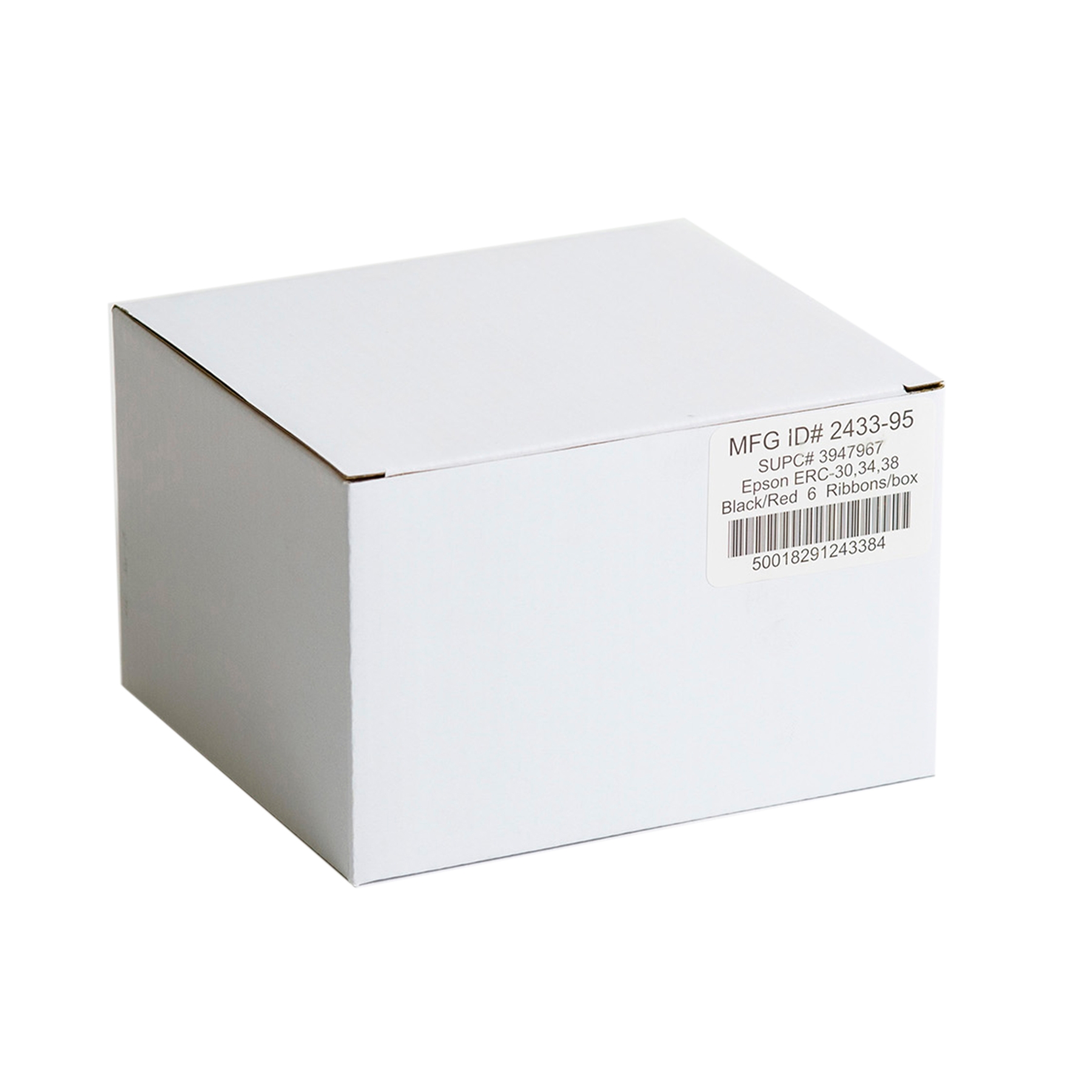 National Checking Company Tillribbons Black and Red Catridge Ribbon Only -- 6 per case.