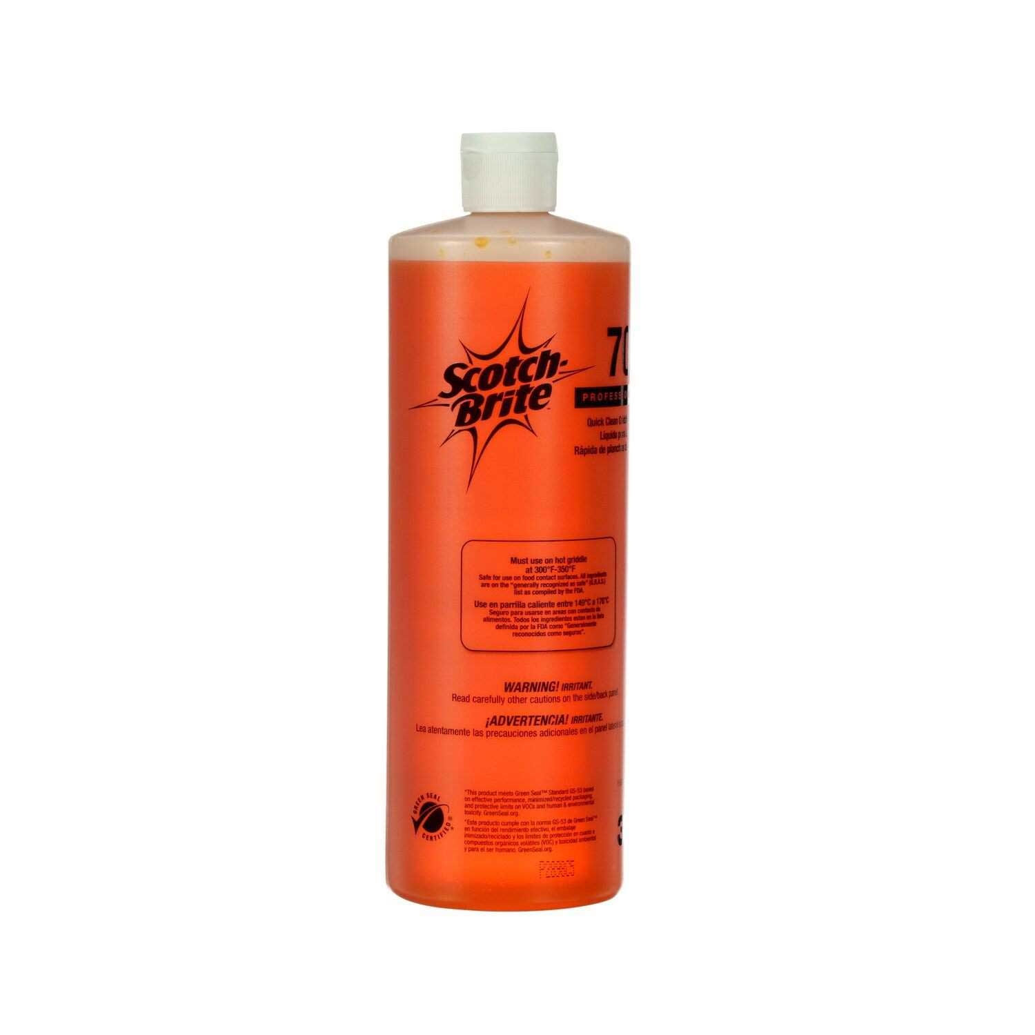 Quart Quick Griddle Liquid Cleaner -- 4 Case 1 Quart