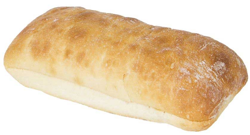 Wenner Bakery Ciabatta Sliced Sandwich Roll, 3.5 Ounce -- 80 per case