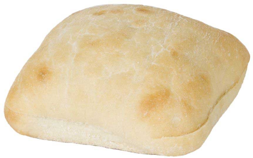 Wenner Bakery Fully Baked Gourmet Ciabatta Sliced Sandwich Roll, 3.1 Ounce -- 72 per case