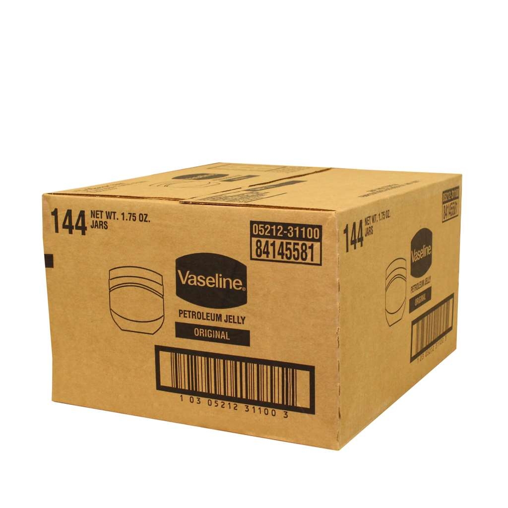 Vaseline Original 100 Percent Pure Petroleum Jelly, 1.75 Ounce -- 144 per case.