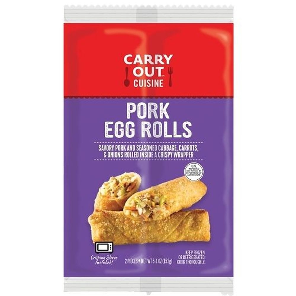 Carry Out Cuisine Pork Egg Roll, 5.4 Ounce - 5 per case