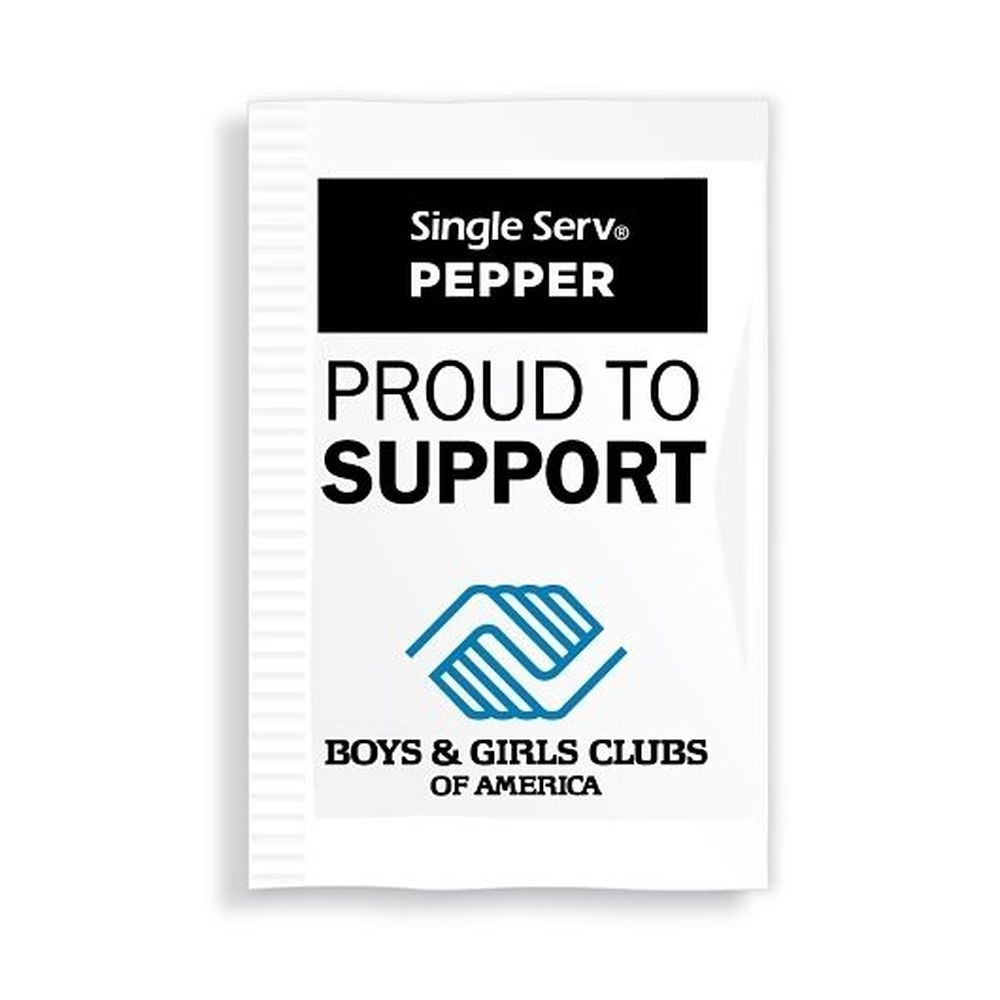 Single Serv Pepper - Flat Packets, 0.1 Gram -- 3000 per case