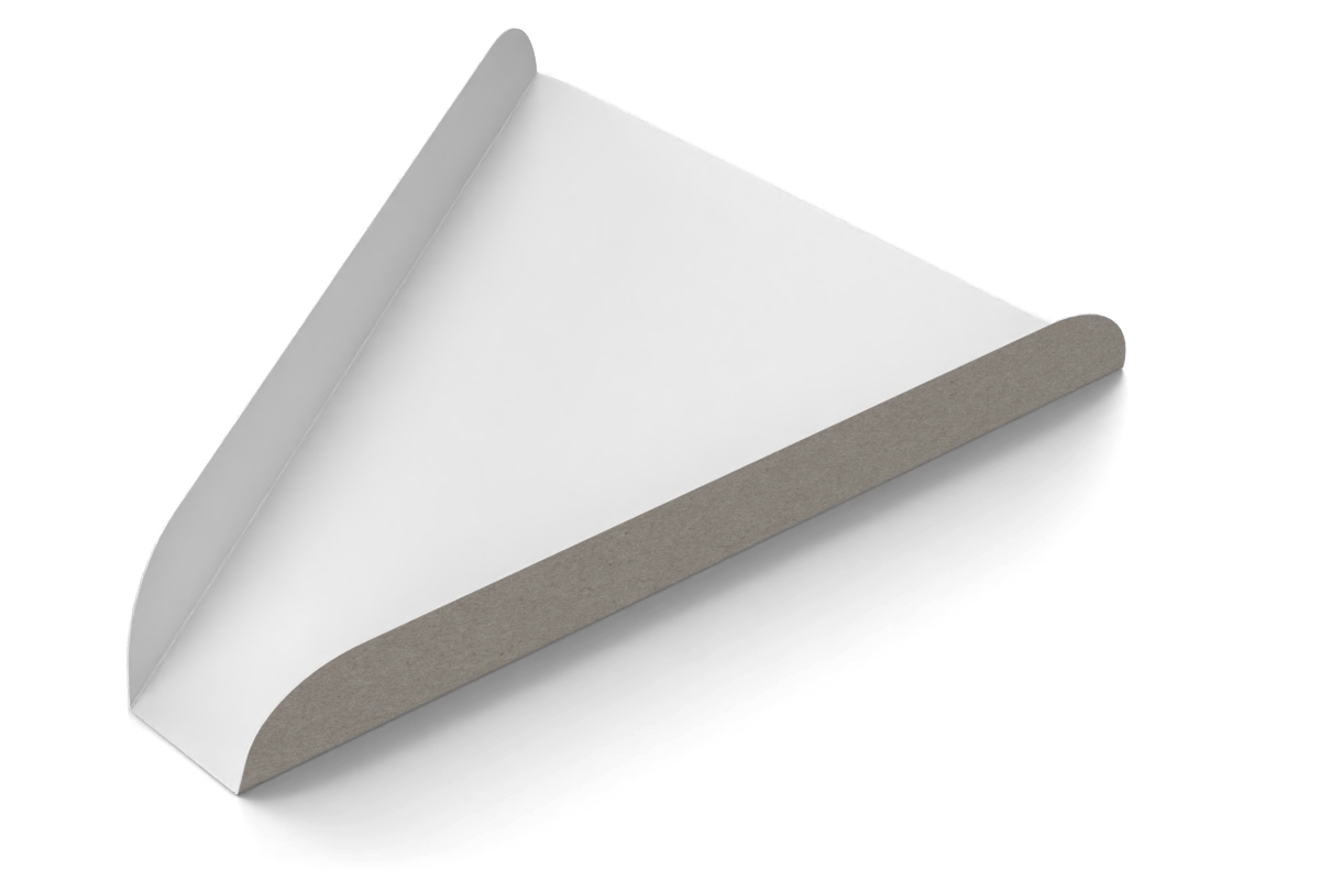 Graphic Packaging Personal Size Pizza Carton Wedge, 7-1/2 x 6-1/2 x 1-5/16 -- 1000 per case.