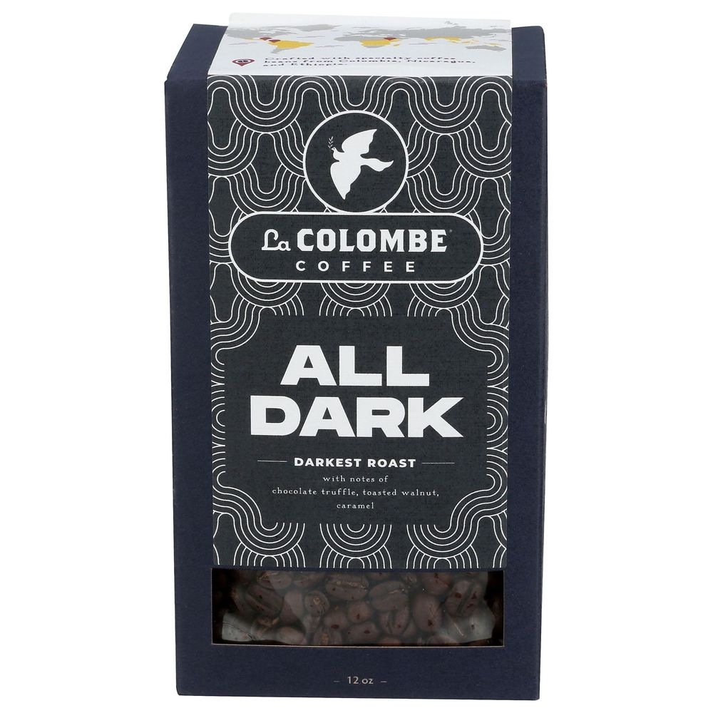 La Colombe All Dark Darkest Roast Coffee, 12 Ounce -- 4 per case