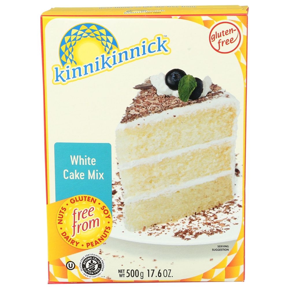 Kinnikinnick White Cake Mix, 17.6 Ounce -- 6 per case