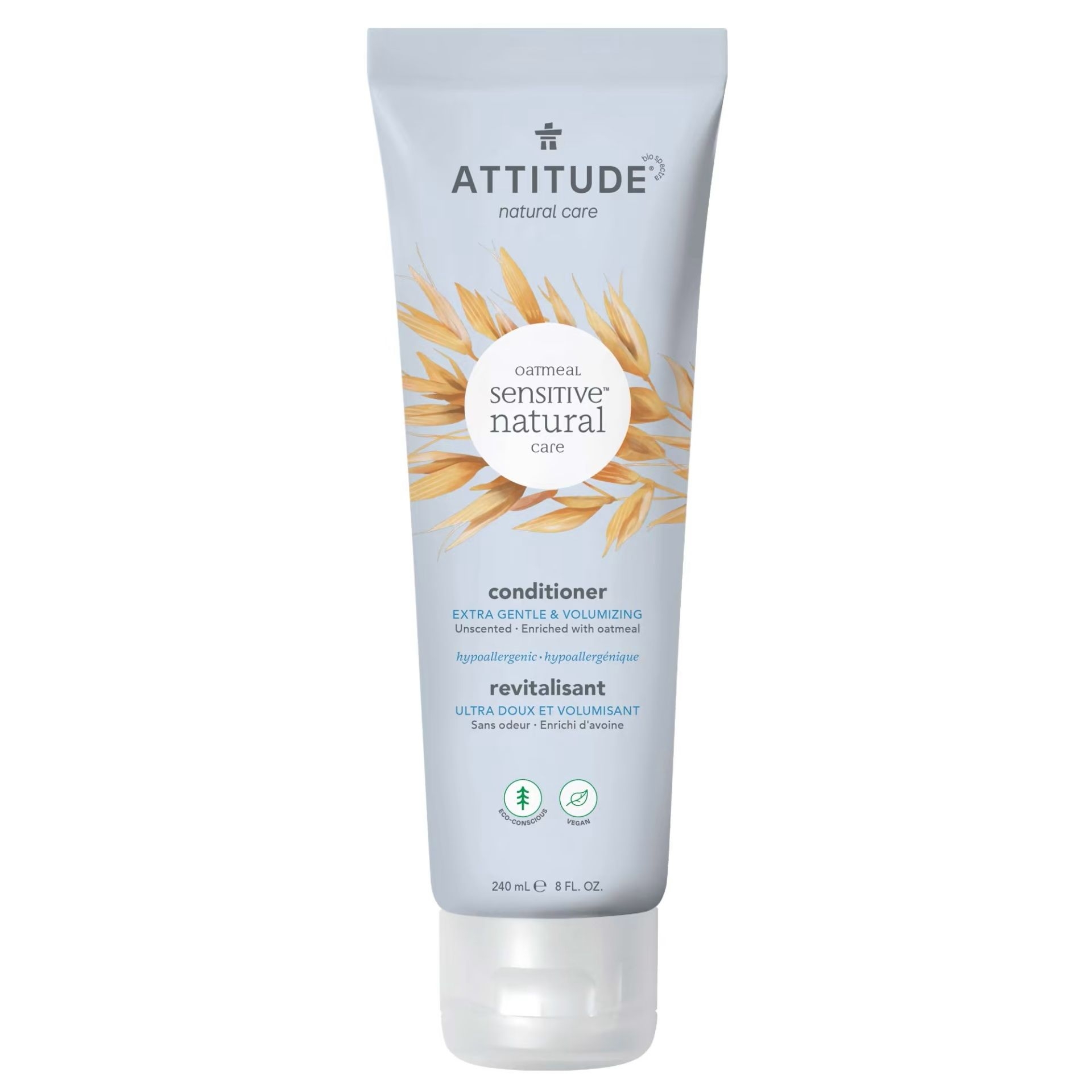 Attitude Extra Gentle and Volumizing Conditioner for Sensitive Skin, 8 Fluid Ounce