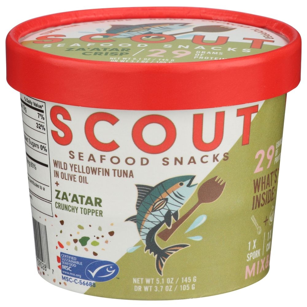 Scout Zaatar Tuna Snack, 5.1 Ounce -- 6 per case