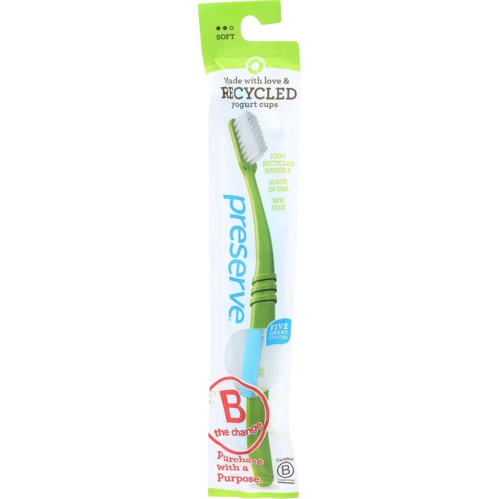Preserve Adult Soft Toothbrush -- 6 per case