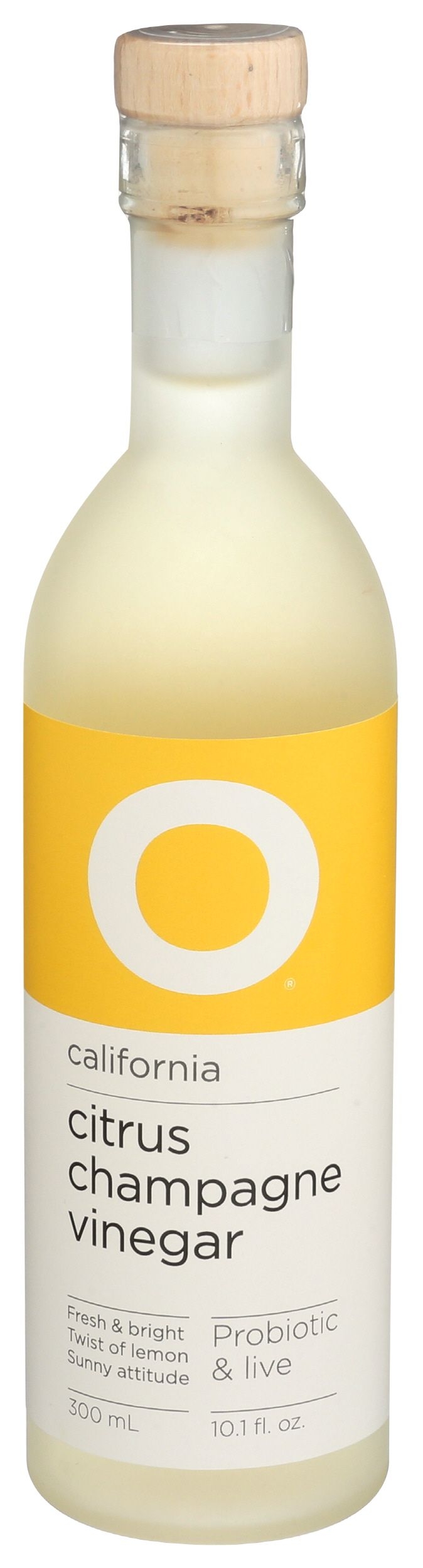 O Olive Oil and Vinegar Citrus Champagne Vinegar, 300 Milliliter -- 6 per case