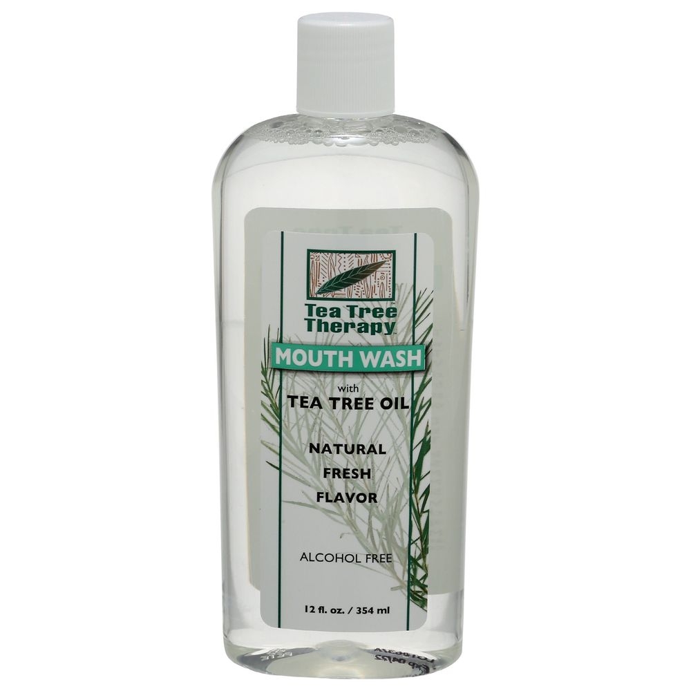Tea Tree Therapy Alcohol Free Mouth Wash with Tea Tree Oil, 12 Ounce -- 3 per case