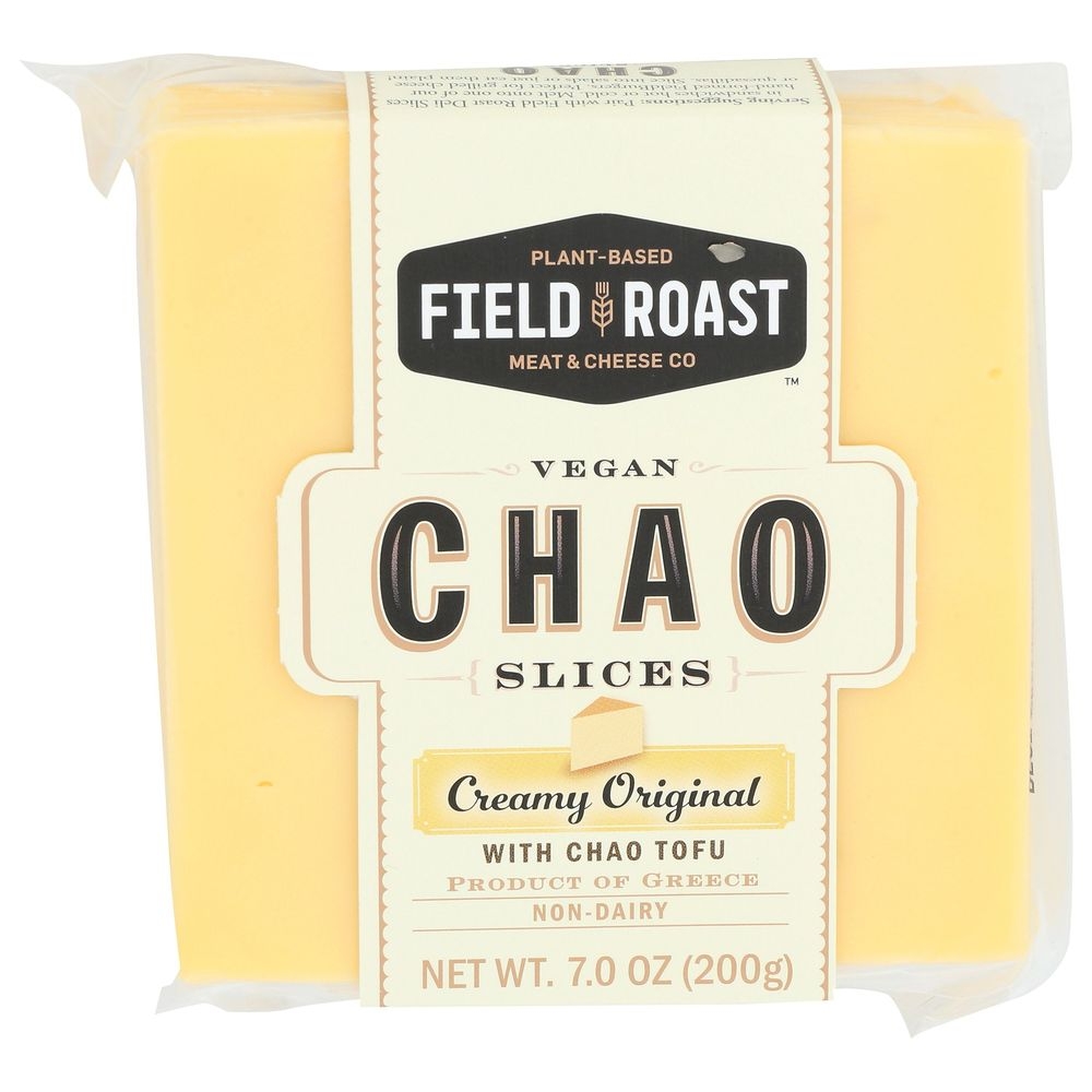 Field Roast Plant Based Creamy Original Chao Cheese Slices, 7 Ounce -- 8 per case