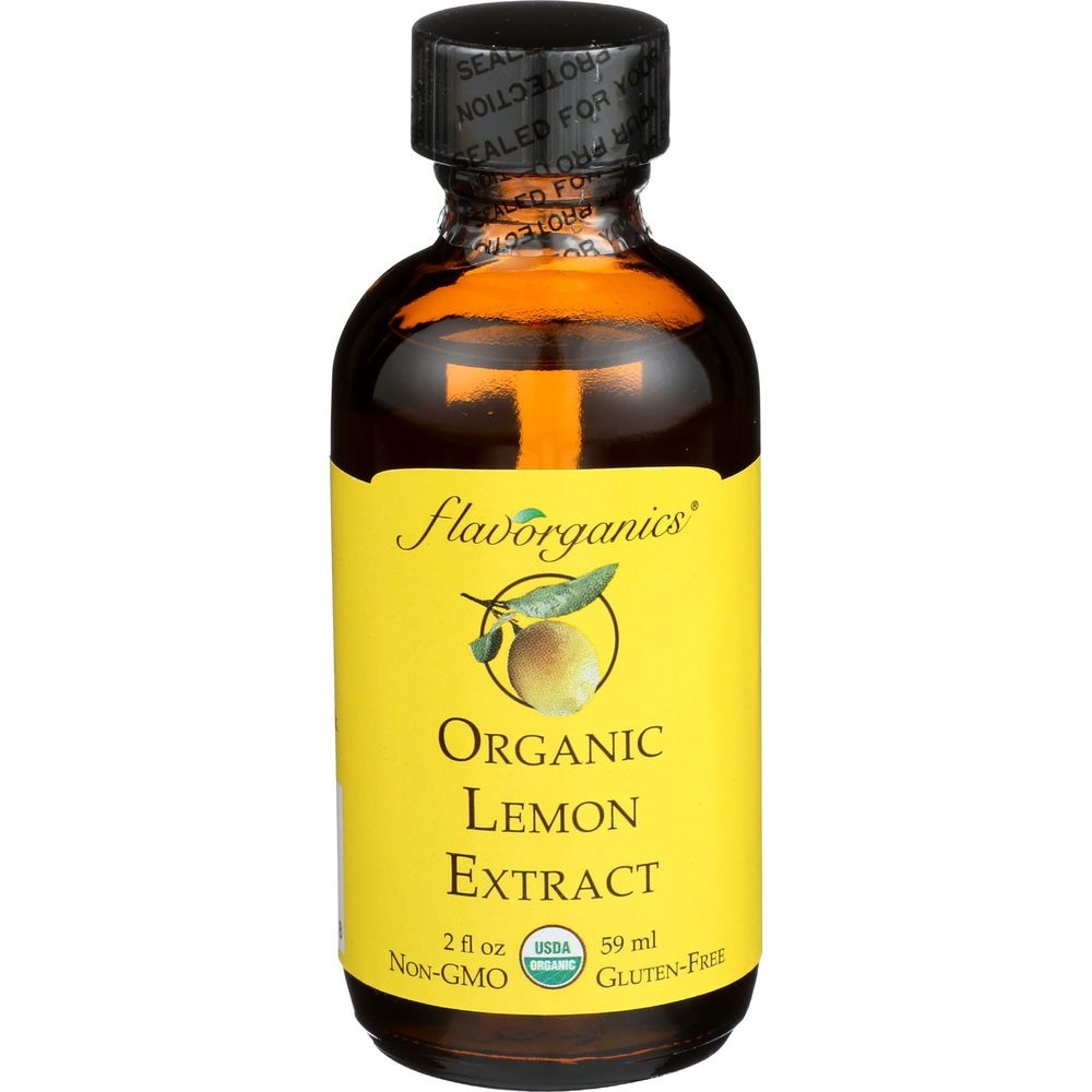 Flavorganics Organic Lemon Extract, 2 Ounce