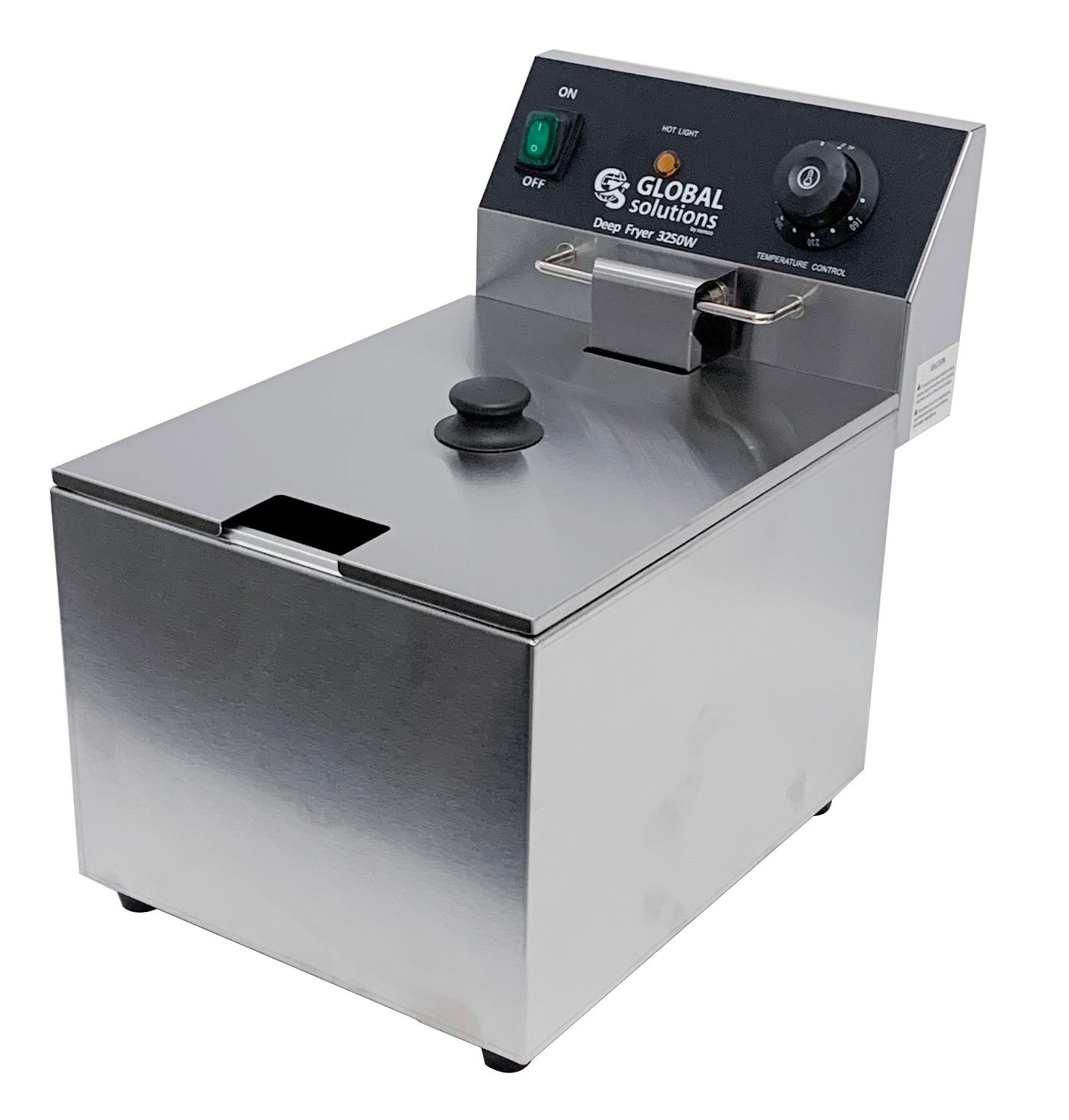 Global Solutions 208/240 Volt Deep Fryer, 16 Pound Oil Capacity