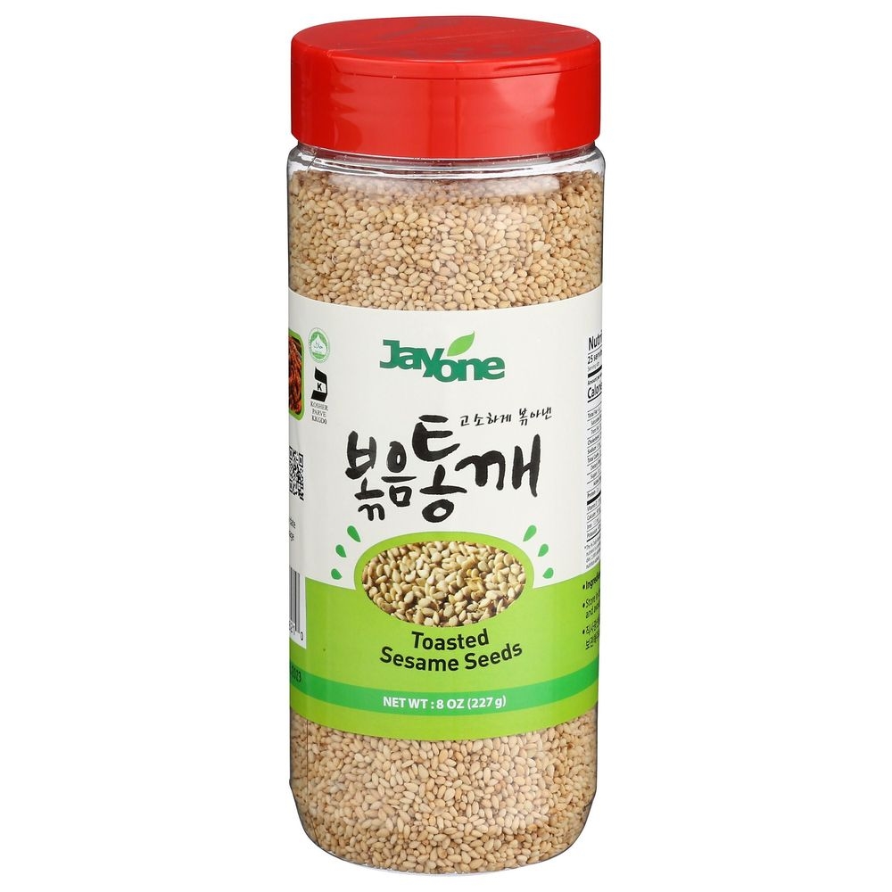 Jayone Toasted Sesame Seeds, 8 Ounce -- 12 per case