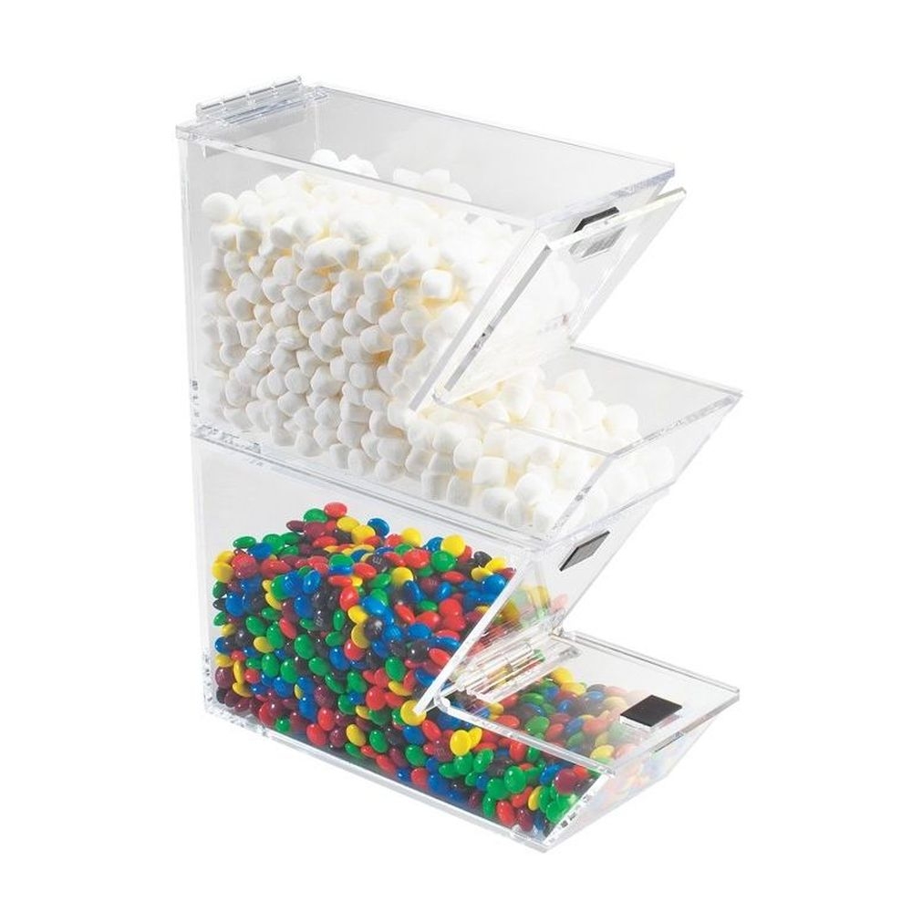 Cal-Mil Classic Clear Acrylic Topping Dispenser, 4 x 11 x 7 inch -- 2 per case