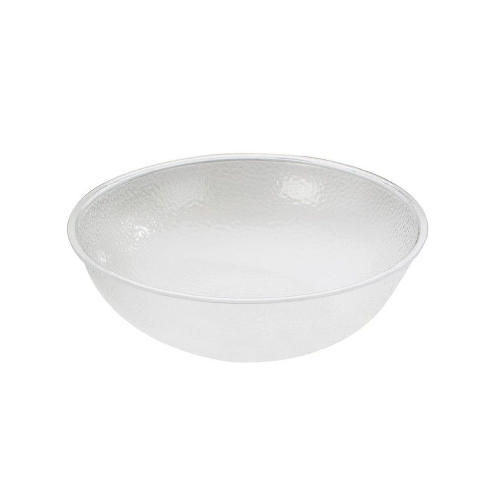 Cal-Mil Clear Acrylic 7 Quart Pebble Salad Bowl, 15 x 15 x 5 inch