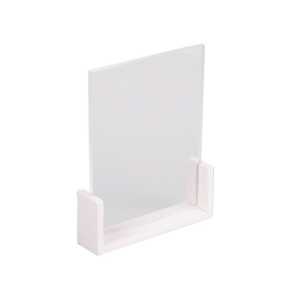Cal-Mil White U Frame Table Top Card Holder, 8.5 x 1 x 11 inch