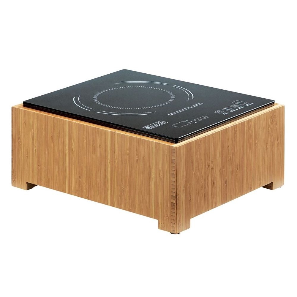 Cal-Mil Bamboo Induction Cooker, 12.75 x 15.88i x 7.13 inch