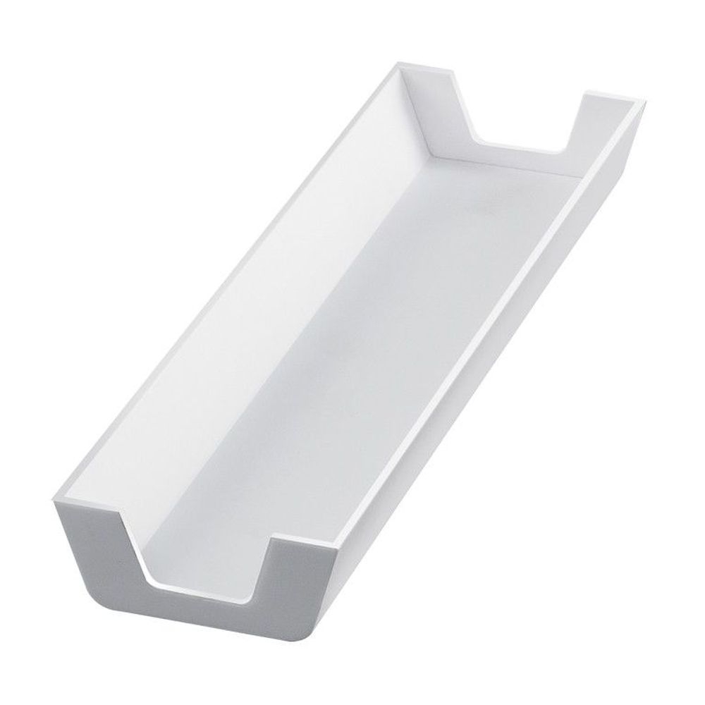 Cal-Mil White Melamine Bagel Sleeve, 15.25 inch Width x 4.75 inch Depth x 2 inch Height -- 3 per case