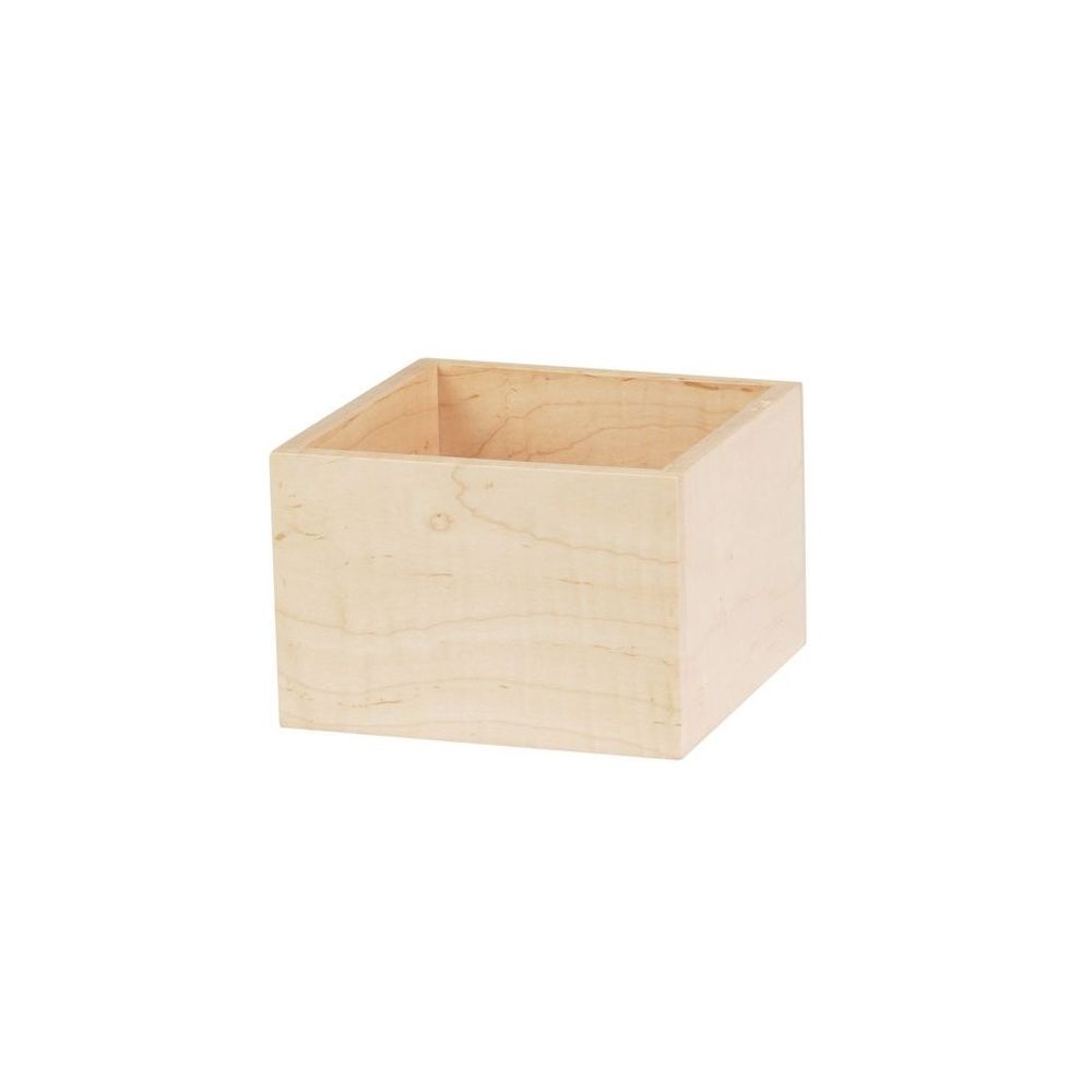 Cal-Mil Blonde Merchandiser Box, 6 inch Width x 6 inch Depth x 4 inch Height