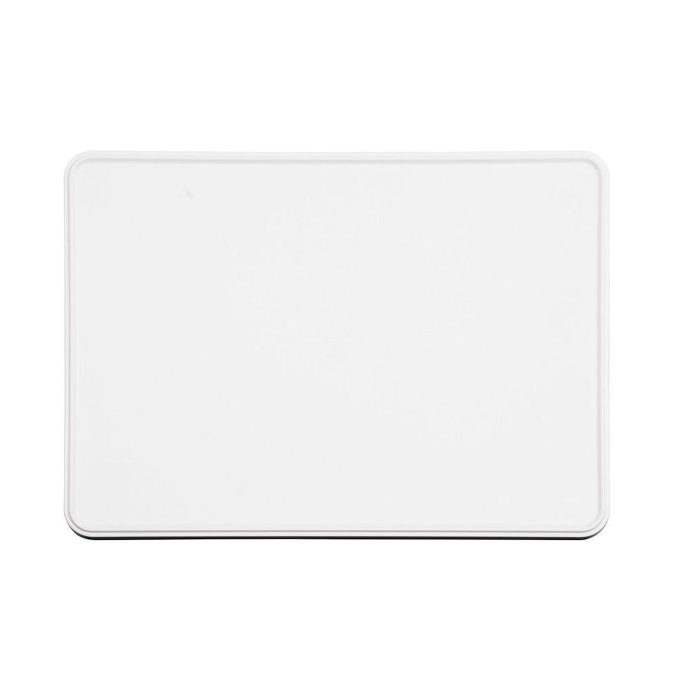 Cal-Mil Hudson White Melamine Tray, 13 inch Width x 18 inch Depth x 1 inch Height