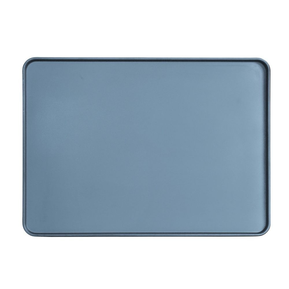 Cal-Mil Hudson Stone Blue Melamine Tray, 13 inch Width x 18 inch Depth x 1 inch Height