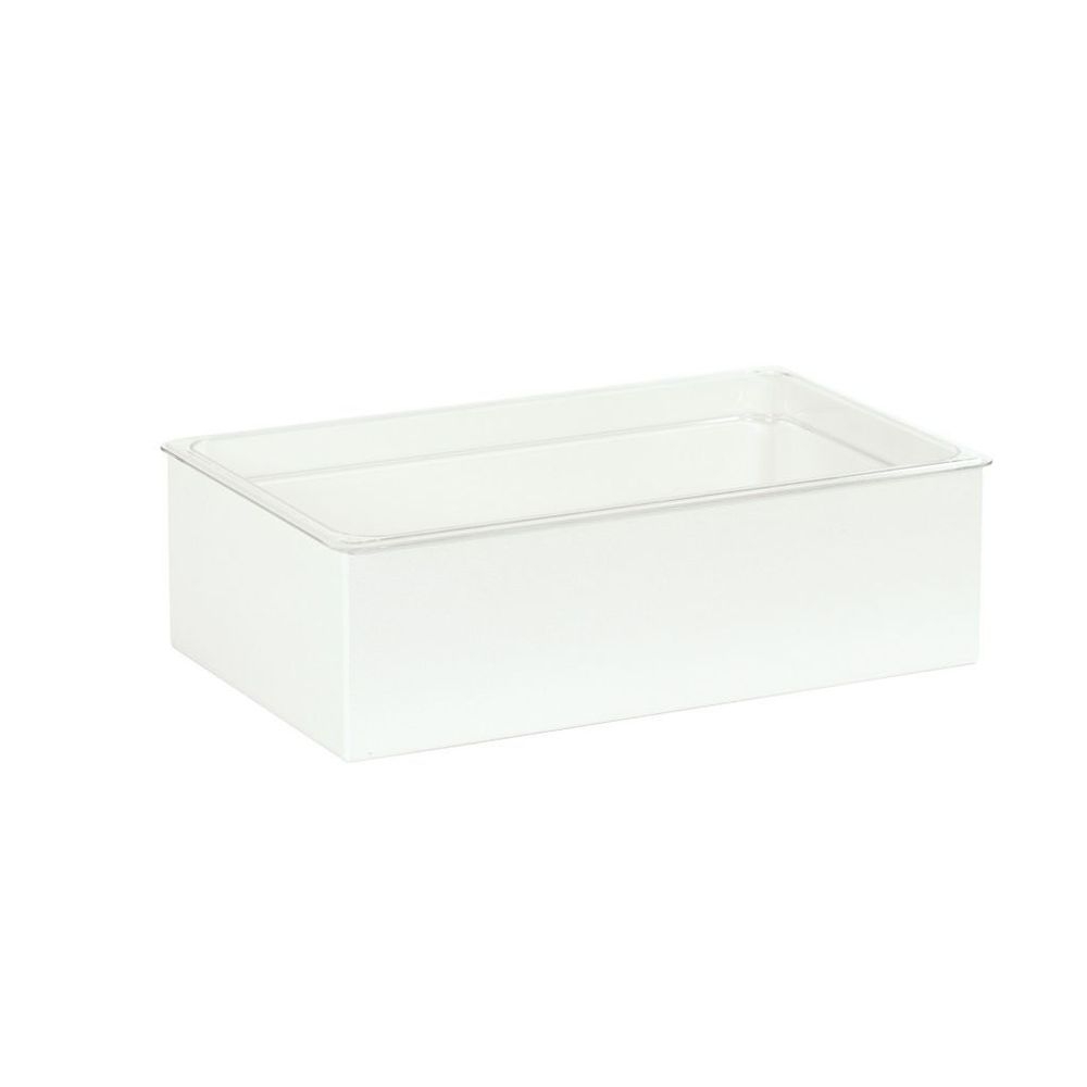 Cal-Mil White Classic Ice Housing, 20 inch Width x 12 inch Depth x 6 inch Height