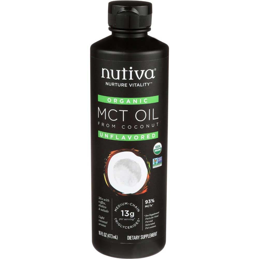 Nutiva Organic Unflavored MCT Oil, 16 Fluid Ounce