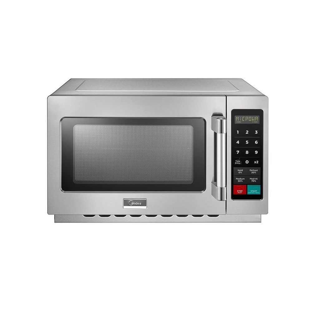 Midea 1.2 Cubic Feet 1000 Watts Push Button Medium Duty Commercial Microwave Oven