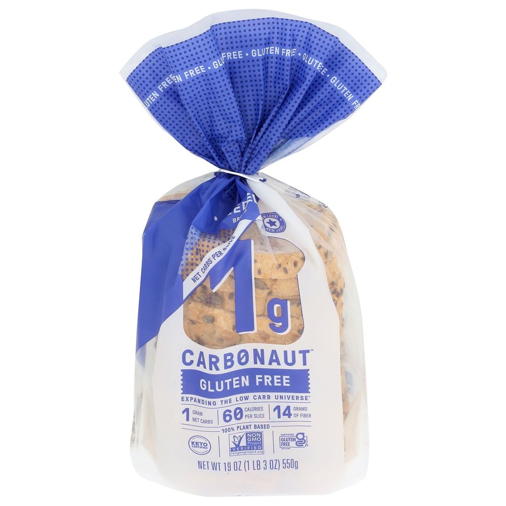 Carbonaut Gluten Free Seeded Bread, 19 Ounce -- 8 per case